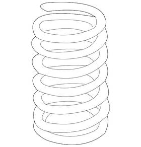 4140a528 Mitsubishi Genuine Coil Spring