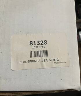 4813142182 Moog 81328 Coil Spring Set Front 2 Door Only Fits Toyota Rav4 1996-1998