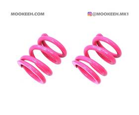 Mk1-ps-154 Mookeeh Pink Coilover Replacement Springs 20k 1120lbs 4 Inch 101.6mm 2.5 63.5 Mm Id