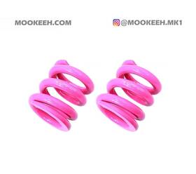 Mk1-ps-158 Mookeeh Pink Coilover Replacement Springs 60k 3360lbs 4 Inch 101.6mm 2.5 65 Mm Id
