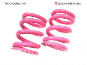 Mk1-ps-180 Mookeeh Pink Coilover Replacement Springs 30k 1680lbs 5 Inch 2.5 Id