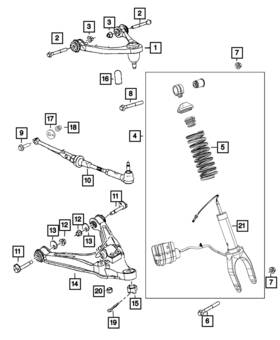 05181440ab Mopar Genuine Rear Coil Spring 5181440ab