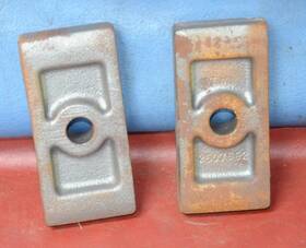 2507662 Mopar Nos 1981-1993 Dodge D Series 900# Rear Aux Leaf Spring Helper Spacer Plate