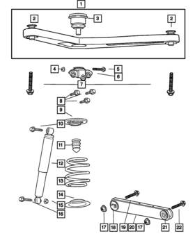 52088696ac Mopar Genuine Suspension Spring