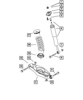 5290477aa Mopar Genuine Rear Coil Spring