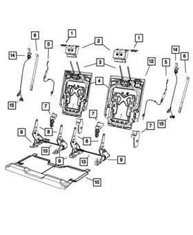 68039205aa Mopar Genuine Spring Left