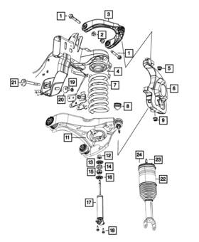 68212295aa Mopar Genuine Front Coil Spring Right 68212295aa Mopar Genuine Front Coil Spring Right