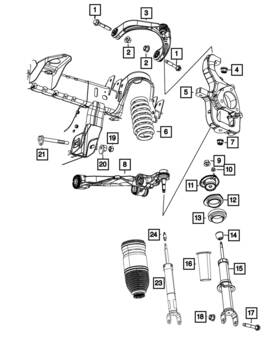 68320235ac Mopar Genuine Front Coil Spring Right