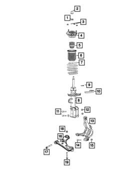 68411479aa Mopar Genuine Suspension Spring
