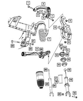 68442793ad Mopar Genuine Front Coil Spring Right