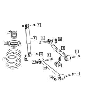 68622388aa Mopar Genuine Rear Coil Spring 68622388aa Mopar Genuine Rear Coil Spring