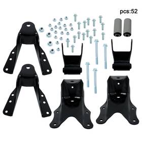 Ms103248v Moto-save For Ford F250 F350 83-97 Left And Right Rear Leaf Spring Hanger Bracket Shackle