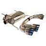 Mr-cbs-nr35t-r Megan Racing Exhaust Nissan Gtr Rear Section Blue 788536922439