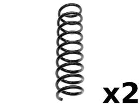 90152583 Mubea For Bmw 1997-2003 Coil Spring - Heavy Duty Rear Left And Right 2 Pcs