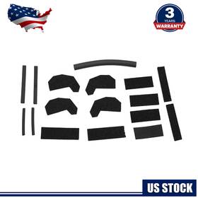 68026937ab Nakkaa 13510.70 For 07-18 Jeep Wrangler Jk Hard Top Foam Blocker Seal Kit Repair Leak