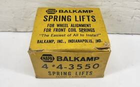 4-3550 Napa Vintage Balkamp 4 Pack Coil Spring Lifts. Chevy Gm Load Lifters Usa