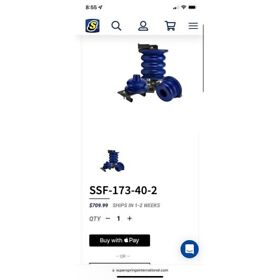 Ssf-173-40-2 New Super Springs Front Helper Spring Kit 08-21 Ford F53 Duty