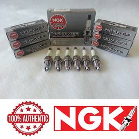Bkr6ek Ngk Set Of 6 V-power Copper Spark Plugs Stk#2288