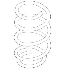 54010-1vk0e Nissan Genuine Coil Spring