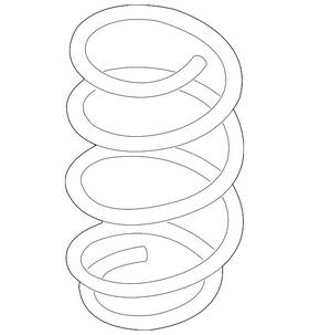 Nissan 54010-4fu1c Genuine Coil Spring