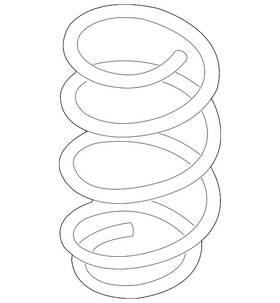 54010-4fu1d Nissan Genuine Coil Spring