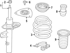 54010-5mr0c Nissan Genuine Coil Spring