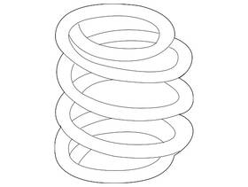 54010-5rl3c Nissan Genuine Coil Spring