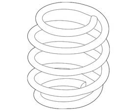 54010-5sa1b Nissan Genuine Coil Spring