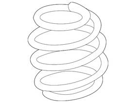 54010-6ra1b Nissan Genuine Coil Spring