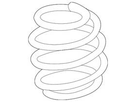 54010-6ra2h Nissan Genuine Coil Spring