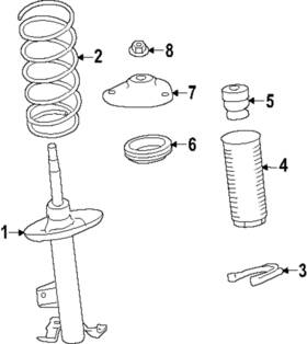 54010-7ba0b Nissan Genuine Spring