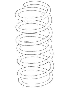 54010-7s300 Nissan Genuine Coil Spring