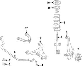 54010-9bu4c Nissan Genuine Coil Spring