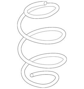 54010-9hk0b Nissan Genuine Spring-front
