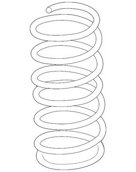 54010-ea03b Nissan Genuine Coil Spring
