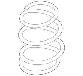 55020-4ba1e Nissan Genuine Coil Spring