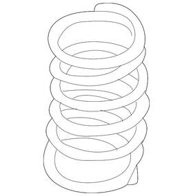 55020-4rc2b Nissan Genuine Coil Spring