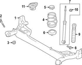 55020-5ee0a Nissan Genuine Coil Spring