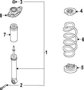 55020-6sb1a Nissan Genuine Coil Spring