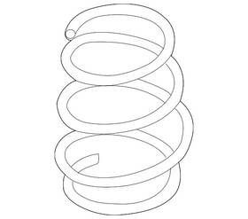 55020-9me1a Nissan Genuine Coil Spring