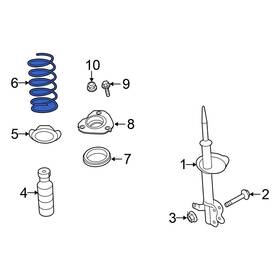 54010zx70a Nissan Oe For Maxima 2009-2014 Front Coil Spring
