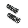 R26095 Pair Of 10inch Tall Coil Over Shock Springs Id 2.50 Rate 150lb Black Finish