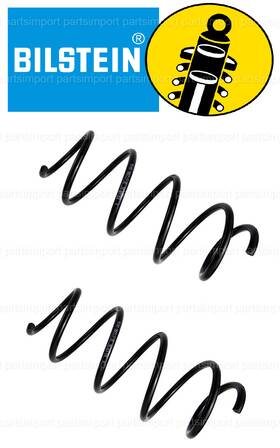 72350 Partsimport Set Of 2 Front Coil Springs Left Right Bilstein For Mercedes C250 C350