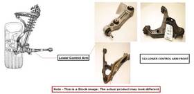 512-59562r Porsche Passenger Lower Control Arm Front Fits 15-18 Macan 3347786