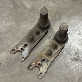 951.333.021.00 Porsche Genuine Oe 924s 944 968 Rear Suspension Adjustable Spring Plate Pair Torsion Bar