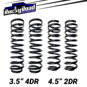 55371 Pro Comp 3.5 Inch 4dr / 4.5 2dr Lift Coil Springs 4 For 2007-18 Jeep Wrangler Jk