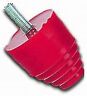 69061 Pro Comp Red Urethane Medium Progressive Bumpstop Set Of 2