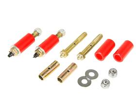 Prothane 636169152559 1-1015 Greaseable Spring/shackle Bushing Kit Fits 55-75 Cj5 Cj6 Willys