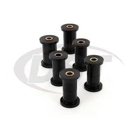 Tlx-pro1-1005-bl-cl360a70 Prothane Spring And Shackle Bushings For Jeep Wrangler 1987-1996 Front Black