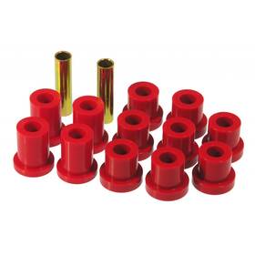Tlx-pro7-1023-cl360a70 Prothane Full Rear Spring Bushings For Chevy Bel Air 1956 1957 Red